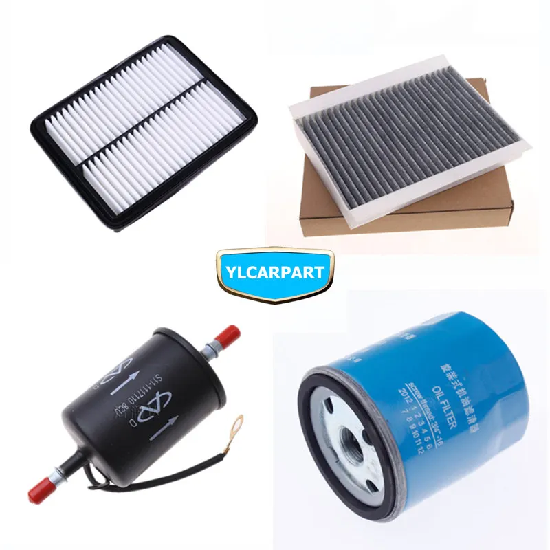 Комплект фильтров для автомобильного кондиционера/топлива/смазочного масла Chery