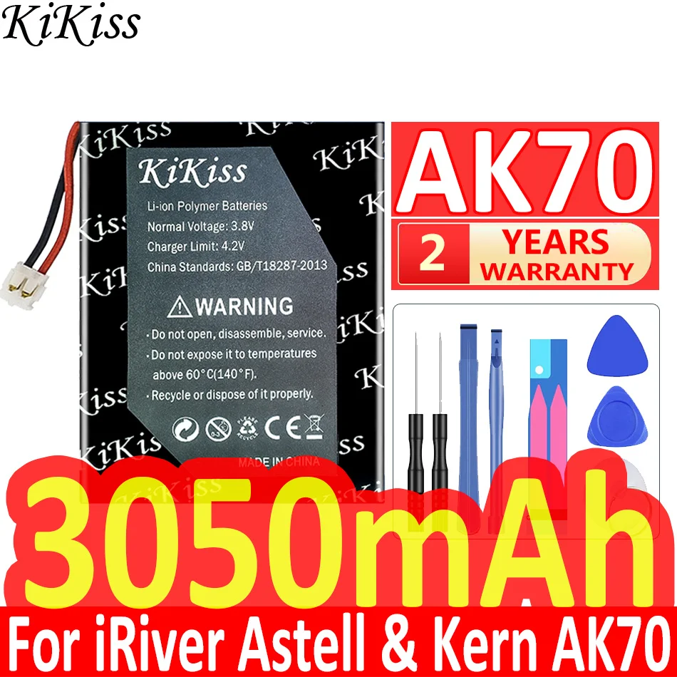 

Мощная батарея 3050 мАч KiKiss AK 70 для IRIVER Astell & Kern AK70 & Mark II Player MarkII