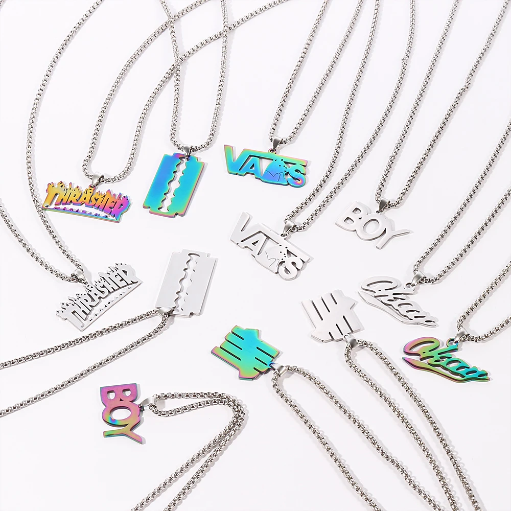 Новинка 2022 длинные цепочки индивидуальные в стиле панк хип-хоп вечерние дикие