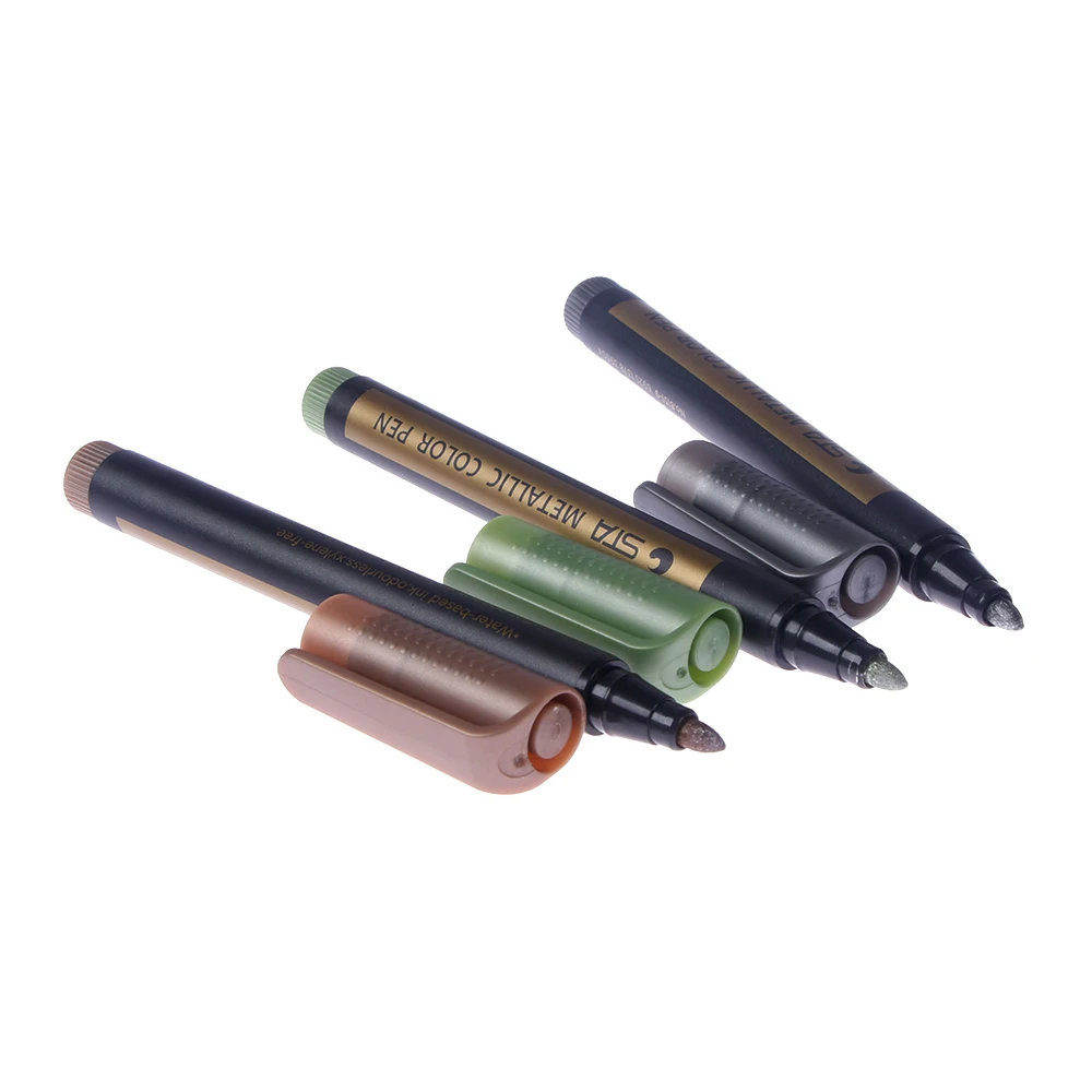 1 шт. тонкие металлические маркеры для рисования ручки водостойкие ручной