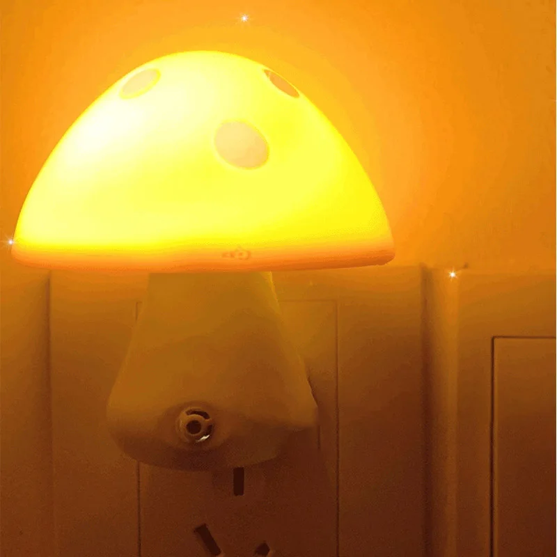 

СВЕТОДИОДНЫЙ ночник в виде грибов, настенный светильник с американской вилкой для спальни, украшение для дома, светодиодный сенсорный свет...