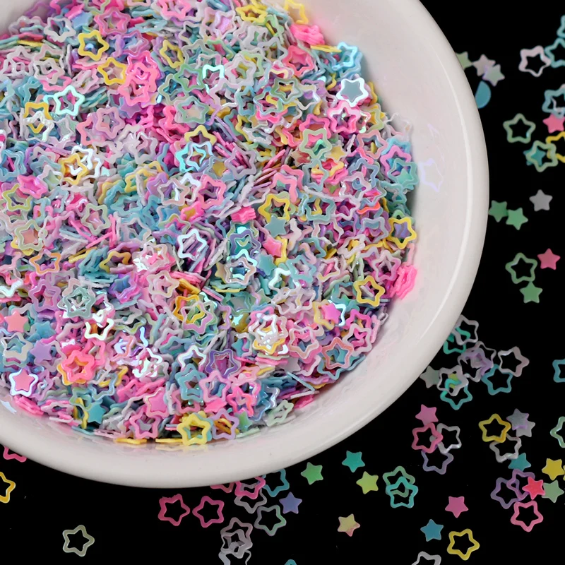 

Star Sequin 3-4mm PVC Mixed Glitter Paillette for Nail Art Manicure Sewing Wedding Decor Confetti 20g Girl DIY Handcraft Materi