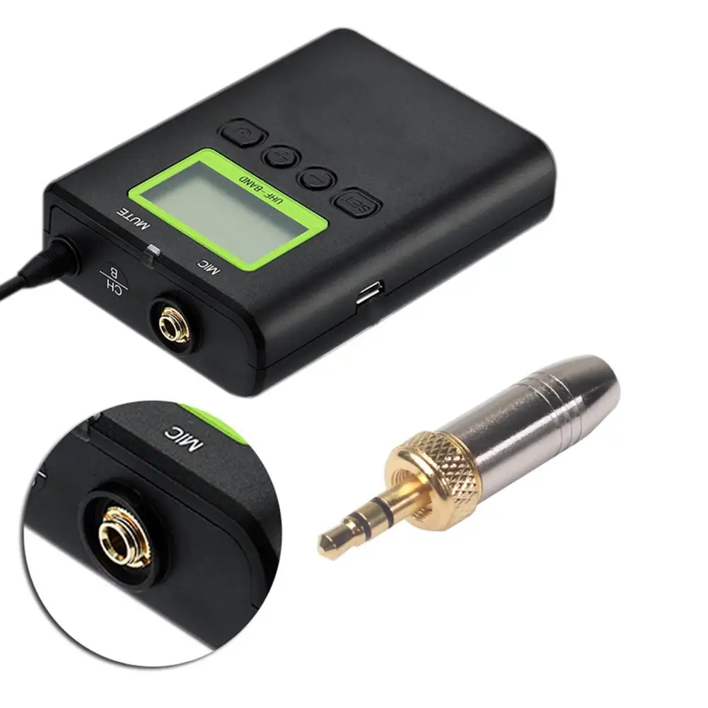 Петличный микрофон на лацкане 3 5 мм аудиоразъем с кабелем внутренней резьбой