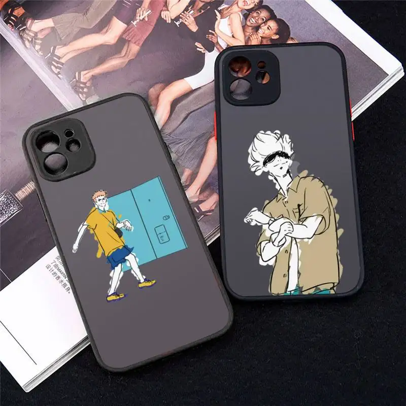 

Jujutsu Kaisen Phone Case For iPhone 12 11 Mini Pro XR XS Max 7 8 Plus X Matte transparent cover