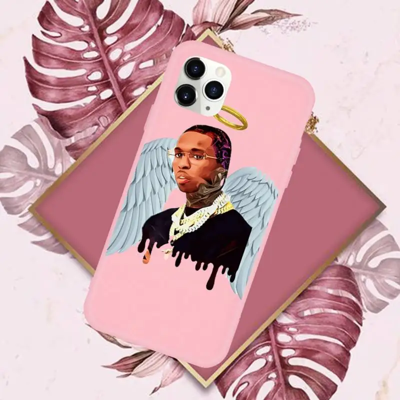

POP SMOKE Rapper America Phone Case Candy Color for iPhone 6 7 8 11 12 s mini pro X XS XR MAX Plus