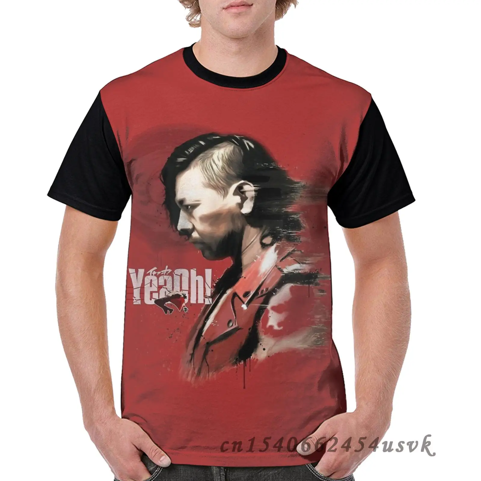 Забавный Графический Мужская футболка с рисунком футболки Синсукэ накамуры да!