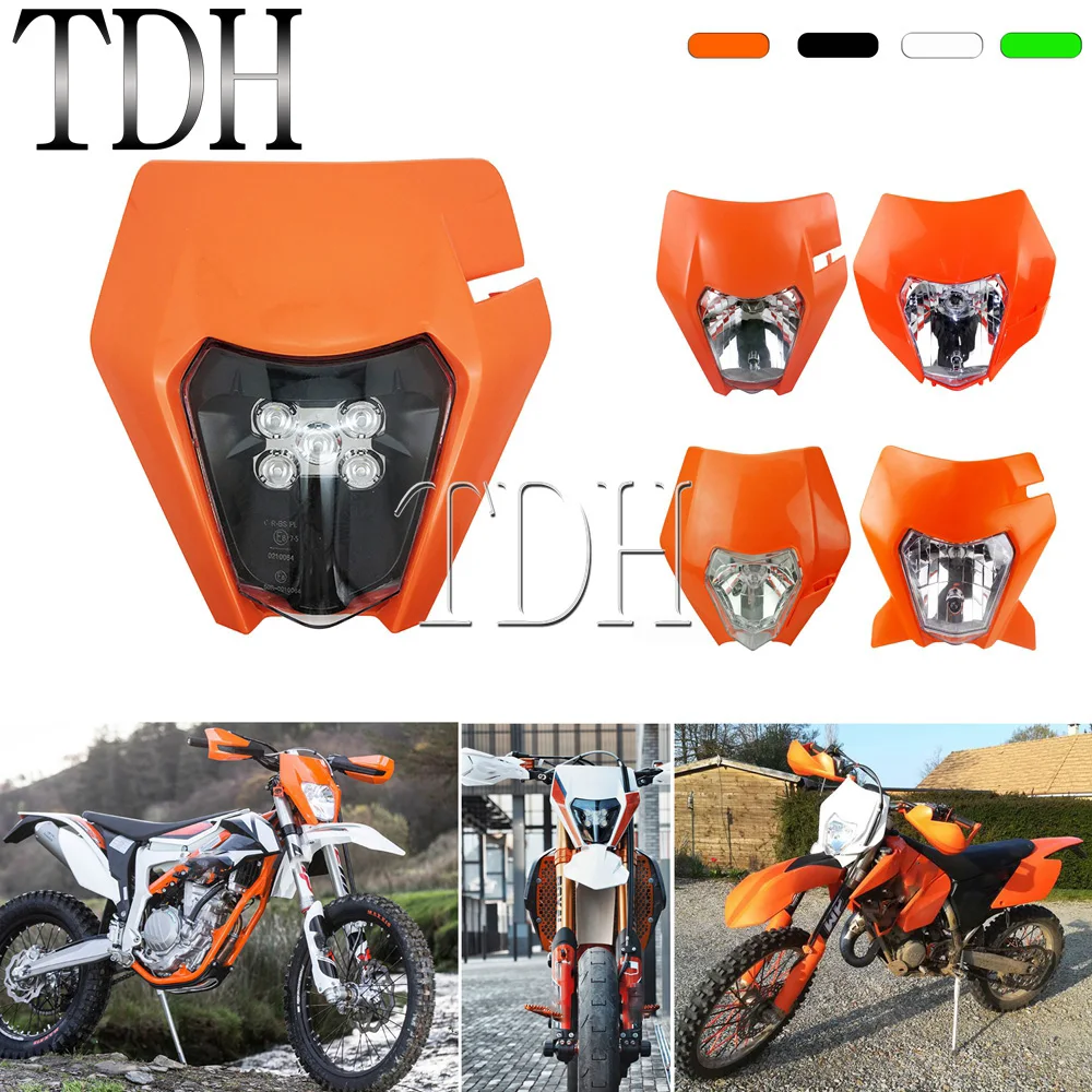 Налобный фонарь Supermoto для SX F EXC XCF XCW SMR 125 250 350 500 6 дней MX Enduro светодиодный налобный