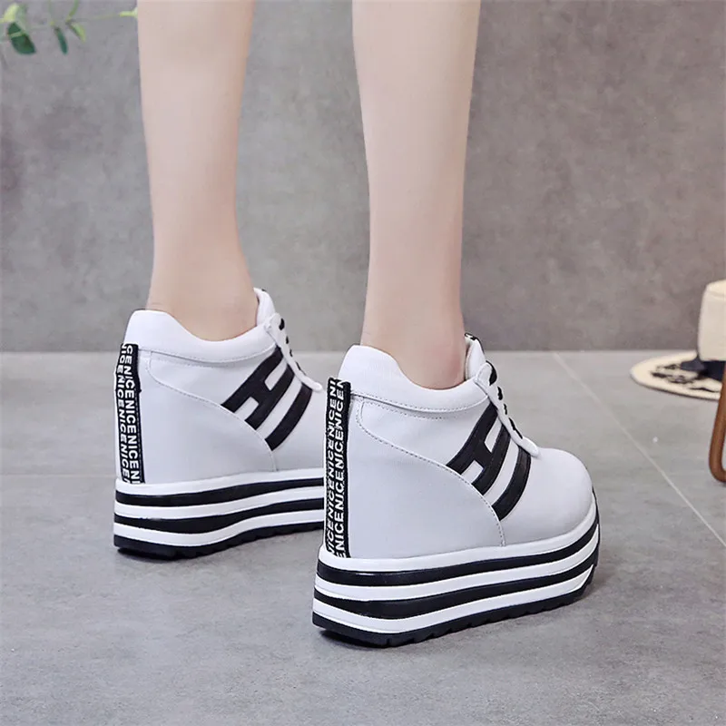 Lucyever женские ботильоны увеличивающая рост платформа повседневная обувь для