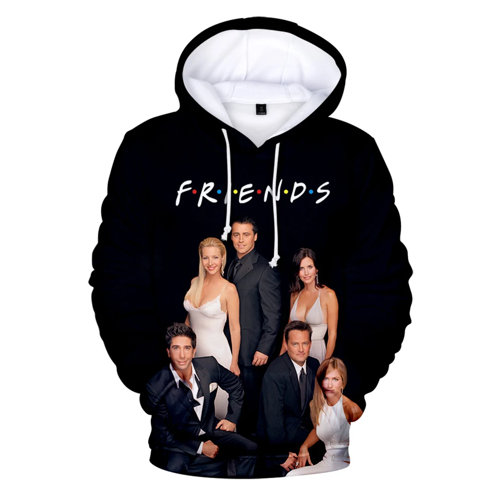 

American Comedy TV Friends Hoodies Men's 2019 Men/Women Sweatshirts TV Friends 3D Clothing Autumn Winter