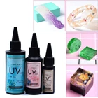 УФ-смола, смола для отверждения эпоксидной смолы, твердая кристально прозрачная смола для самостоятельного изготовления украшений с питанием от солнечного света