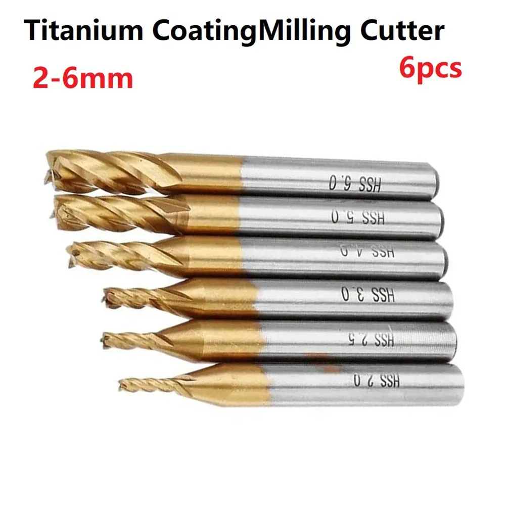 

Drill Bit End Mill Cutter High Speed Steel Kit Replacement Set Spiral Bit