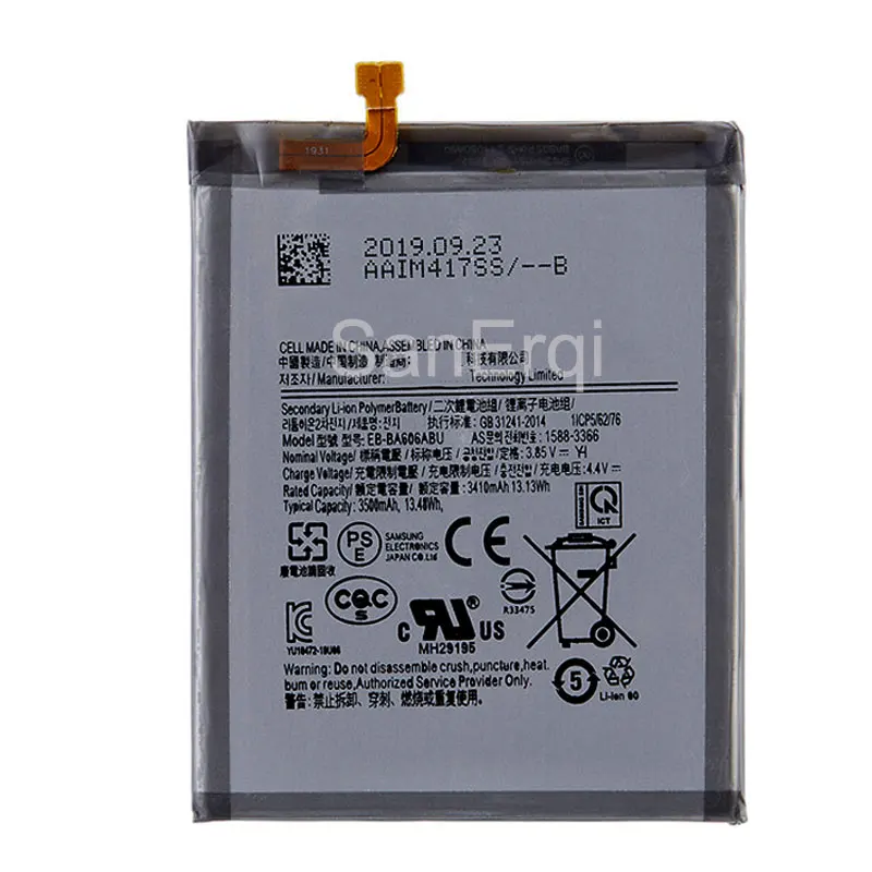 EB-BA606ABU 3500mAh аккумулятор для Samsung Galaxy A60 SM-A606F/DS SM-A6060 SM-A606F
