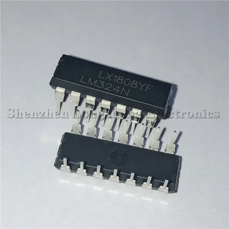 20 шт./лот LM324 LM324N DIP-14 Quad op amp IC | Электронные компоненты и принадлежности