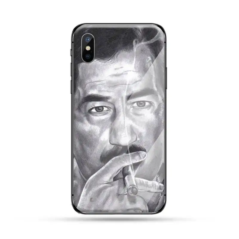 

Arabic Iraq Saddam Hussein Phone Case Tempered glass For iphone 5C 6 6S 7 8 plus X XS XR 11 PRO MAX Anti-fall protective shell
