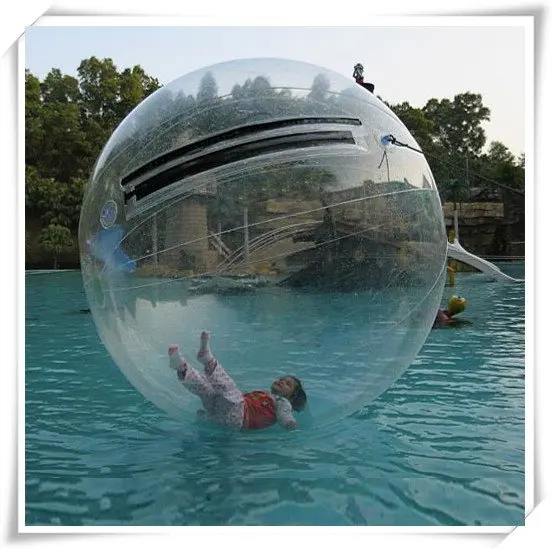 

1.5M/2M Water Park Walking Ball Inflatable Human Inside Dacing Balloon Zorb Hamster Balloon Running Water Bubble Ball Roll Wheel