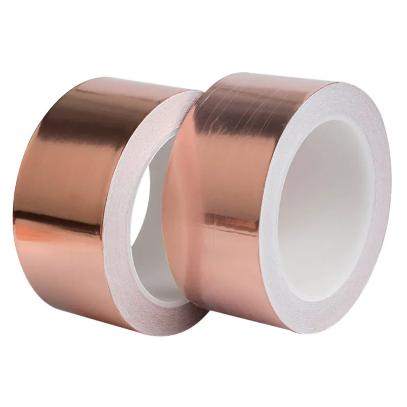 

30mm Waterproof Pure Copper Tape Self-Adhesive High Temperature Resistance Anti-Radiation Hand Tools STTA889