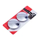 12 шт. для автомобильного зеркала заднего вида вспомогательный видение слепой зоны зеркальные безободковые маленькое круглое зеркало заднего вида Широкий формат зеркало