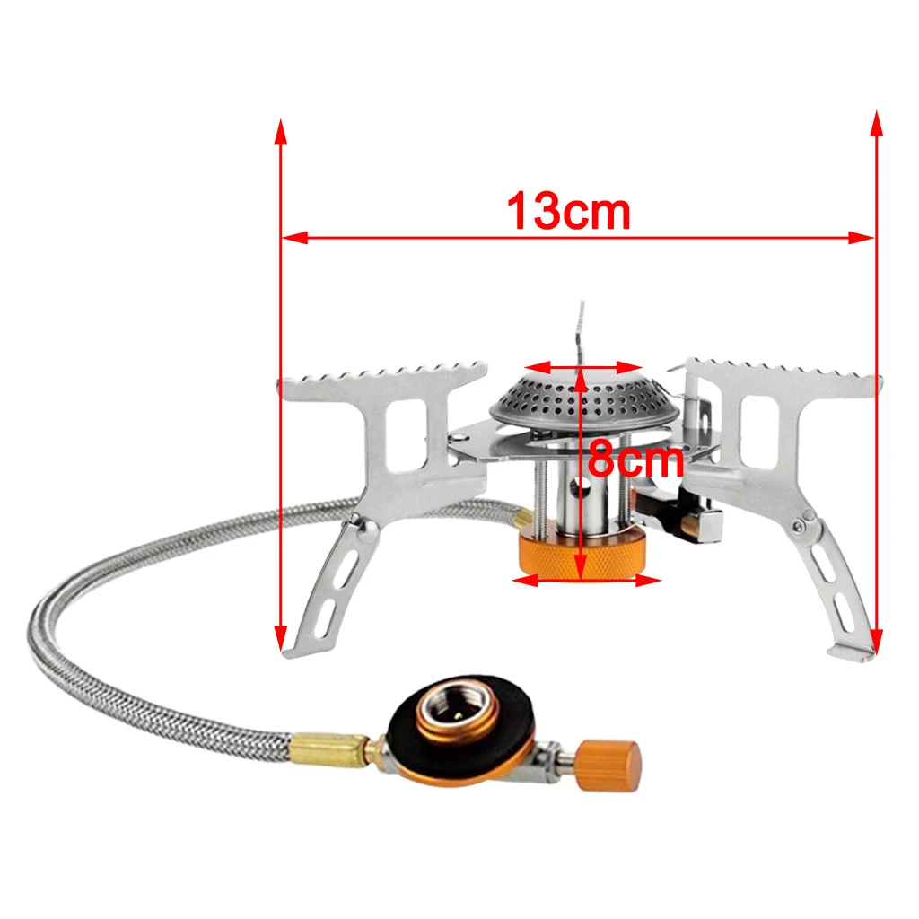 

Outdoor Survival Split Furnace Stove Foldable Camping Backpacking BBQ Picnic Stove Burner Travel Hiking Equipment