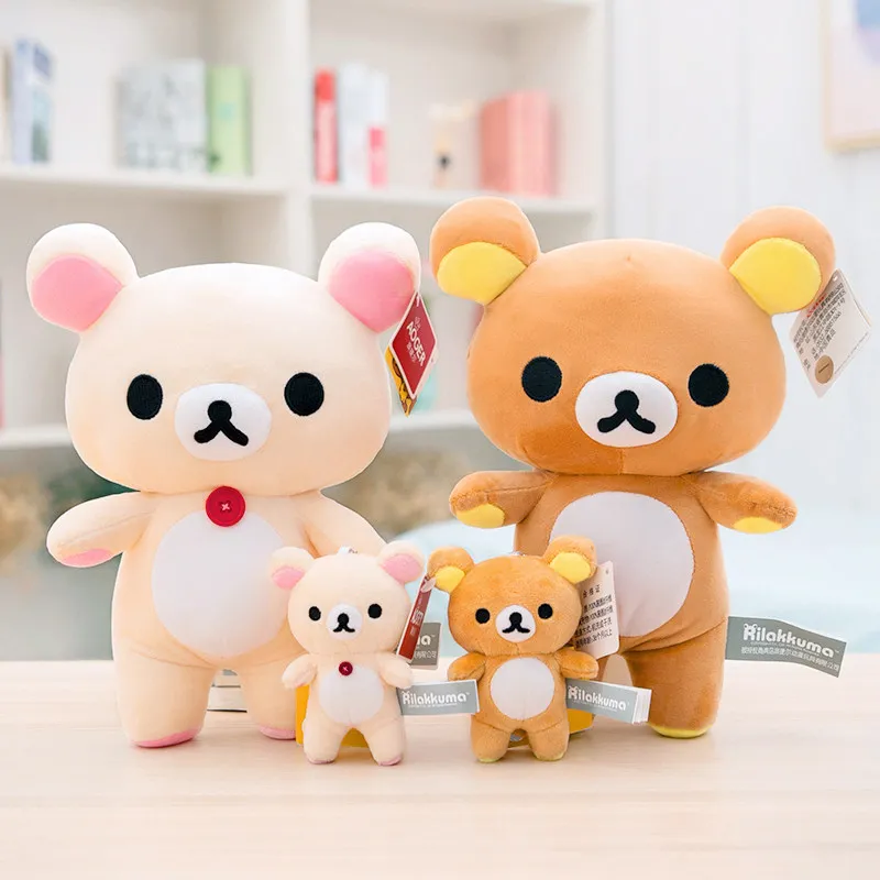 Игрушки для девочек Rilakkuma плюшевые игрушки японское аниме тедкрашенный медведь