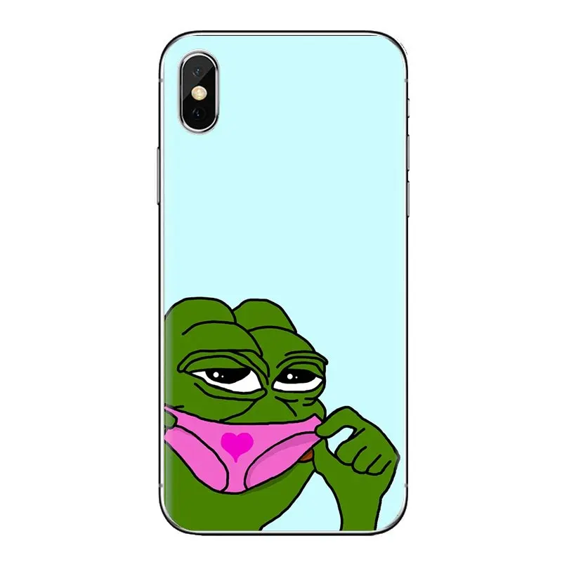 For Xiaomi Redmi 4A S2 Note 3 3S 4 4X 5 Plus 6 7 6A Pro Pocophone F1 Cute Frog Meme Animal funny Soft Transparent Shell Covers |