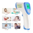 Цифровой инфракрасный термометр для лба + Пульсоксиметр на кончик пальца, измеритель пульса на палец с зажимом, монитор пульса HRV SpO2 PR для дыхания и сна