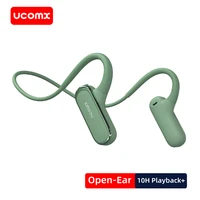 ucomx g56 wireless headphones open ear 5 0 bluetooth earphones built in mic sports running headsets for iphone huawei xiaomi