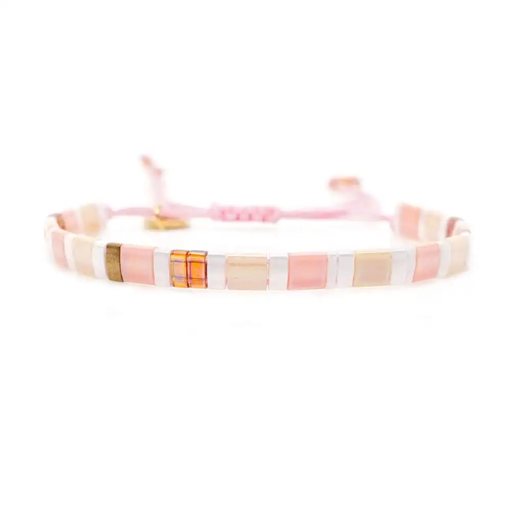 Go2boho Miyuki Tila браслет с бусинами, браслеты для женщин, Летний пляж, Boho Pulseras Mujer, ювелирные изделия, красочные, Insta Janpan Miyuki joyeria