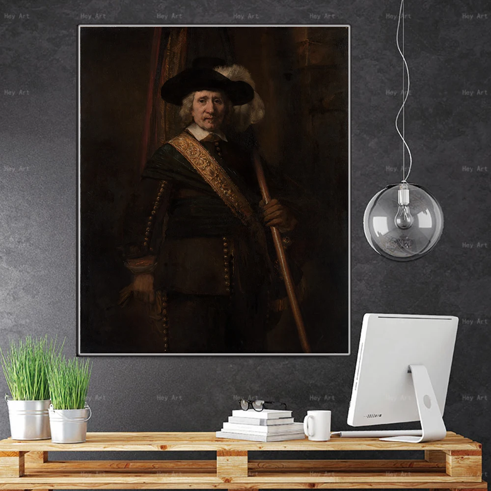 Citon Canvas Rembrandt Portrait портрет Floris Soop 》 картина маслом Художественный постер Картина