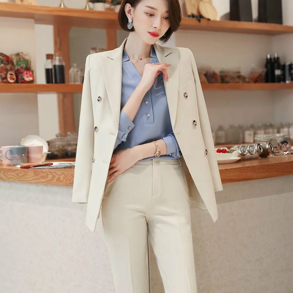 Комплект из 2 предметов женский брючный костюм высокое качество мягкая и удобная