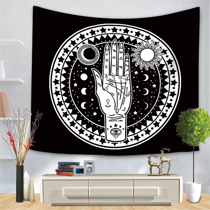 Греческая мифология солнце гобелен с Луной богемный Фон Ткань Гобелен для