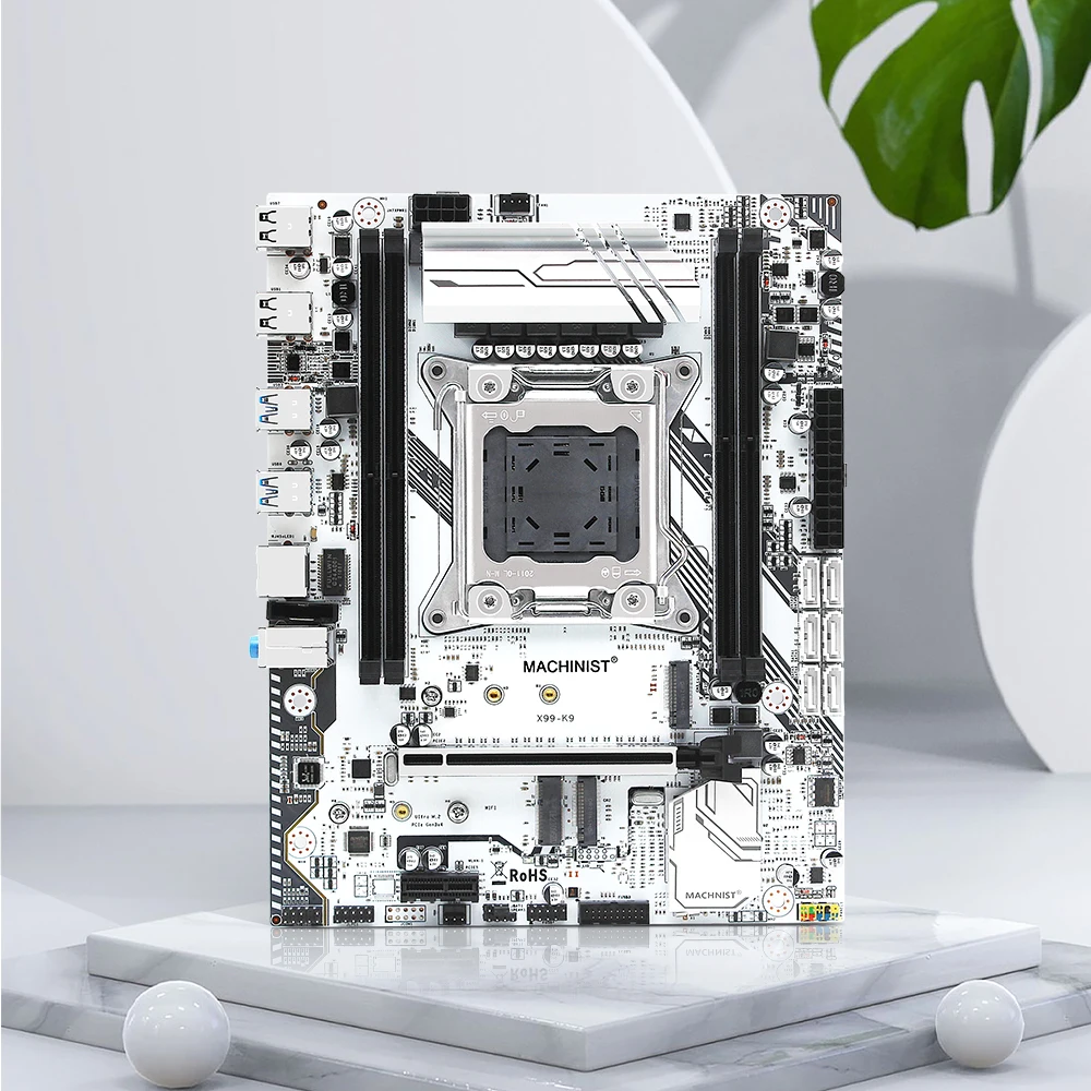Bestellen MASCHINIST X99 Motherboard LGA 2011-3 Set Kit Mit Intel Xeon E5 2620 V3 Prozessor 32G(4*8)DDR4 2666MHZ RAM NVME M.2 SSD X99-K9