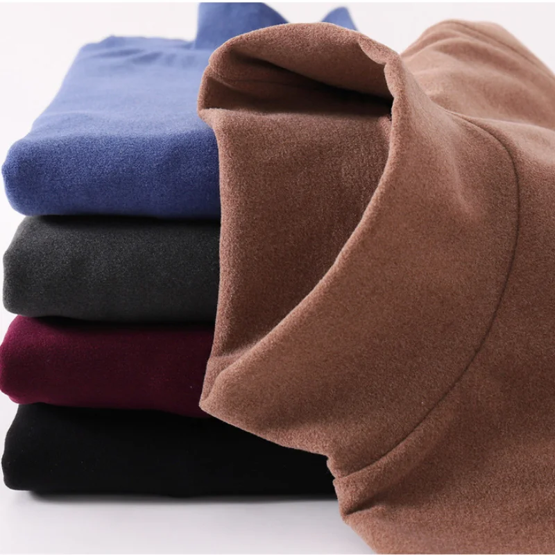 

Long-sleeved slim-fitting warm high-collared jacket warm underwear in autumn and winter high-collared autumn coat