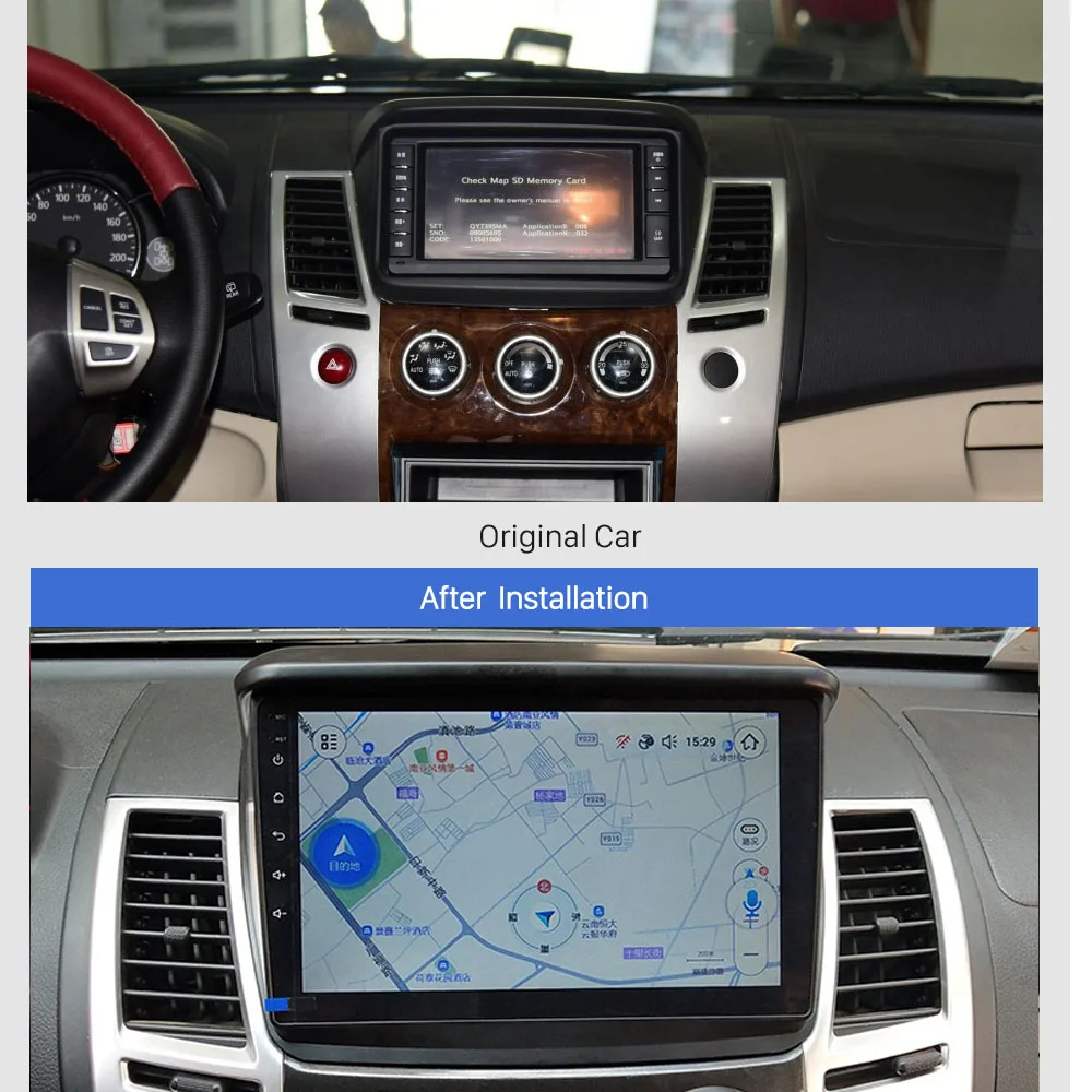 4G LTE Android 8,1 для MITSUBISHI PAJERO Sport/L200/2006+ Triton/2008 Мультимедиа стерео автомобильный dvd-плеер навигация gps радио