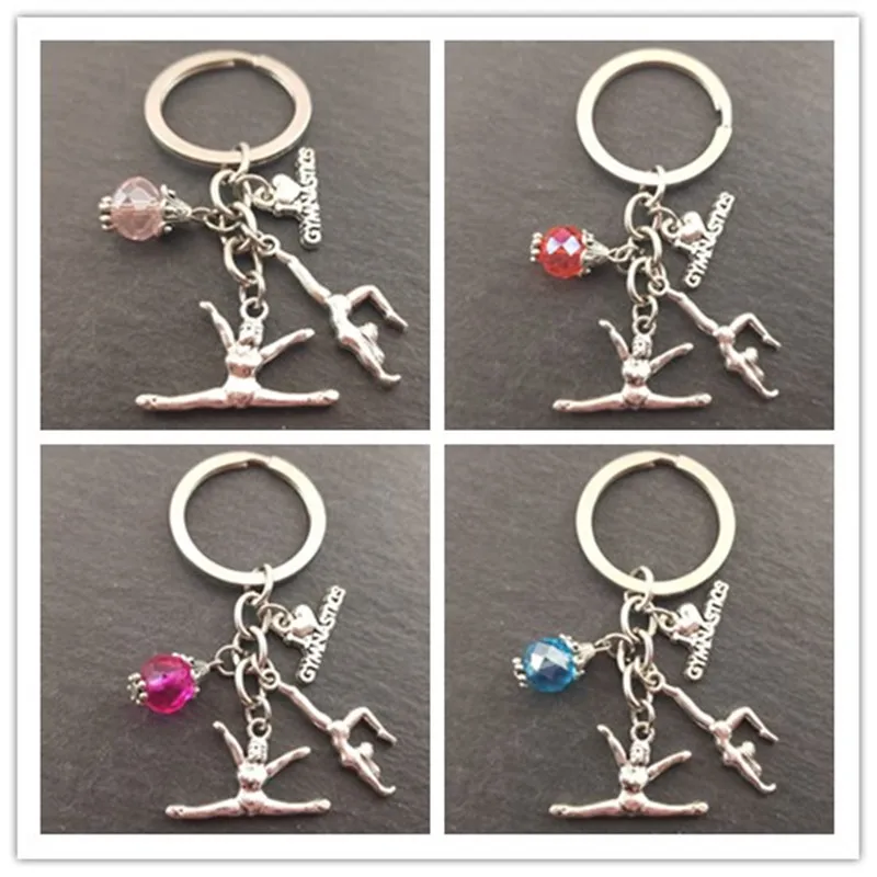 1 шт. Женский гимнастический брелок с кулоном в виде сердца | Украшения и