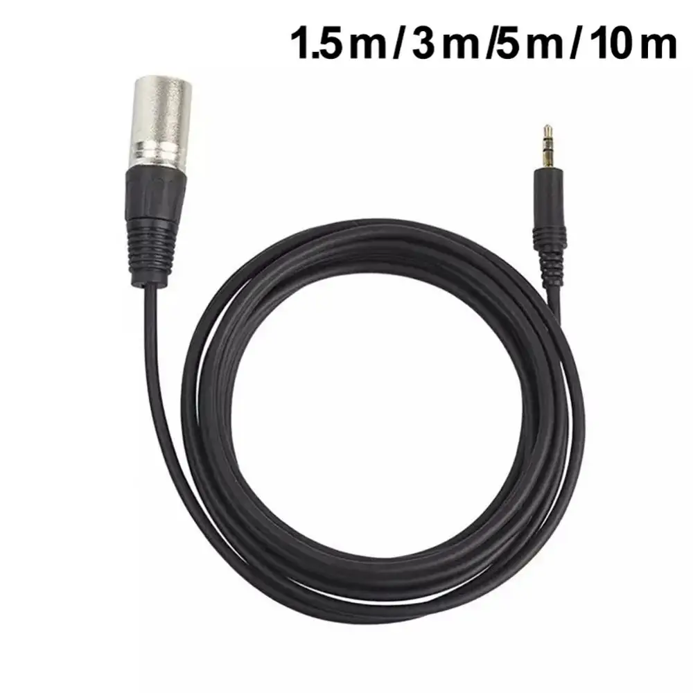 3.5mm Stereo Jack Plug Audio Cable 3.5mm Stereo Jack Plug to 3 Pin XLR Male Microphone Audio Cable Cord Adapter 1.5/3/5/10m images - 6