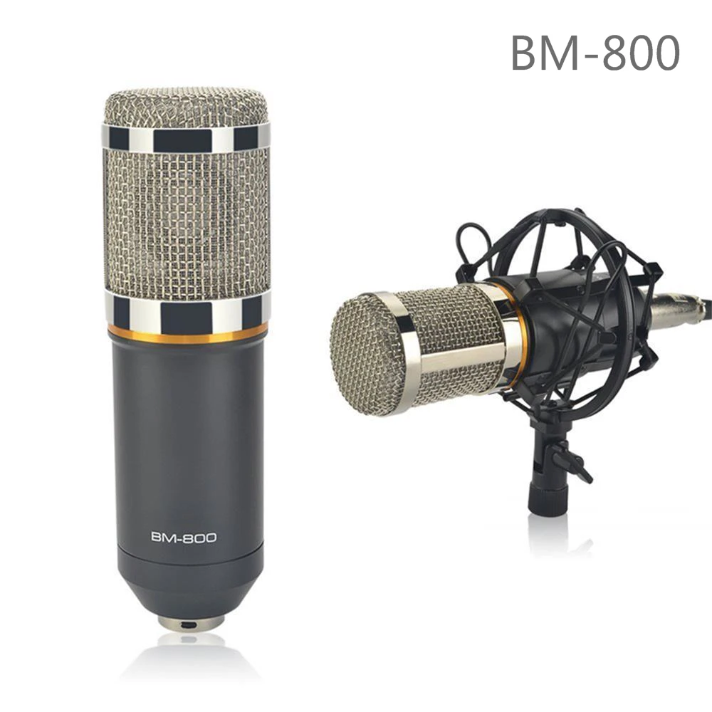 

Микрофон bm 800, конденсаторный, для студийной записи, bm800, микрофон для караоке, для компьютера, стойка для микрофона bm-800, фантомное питание