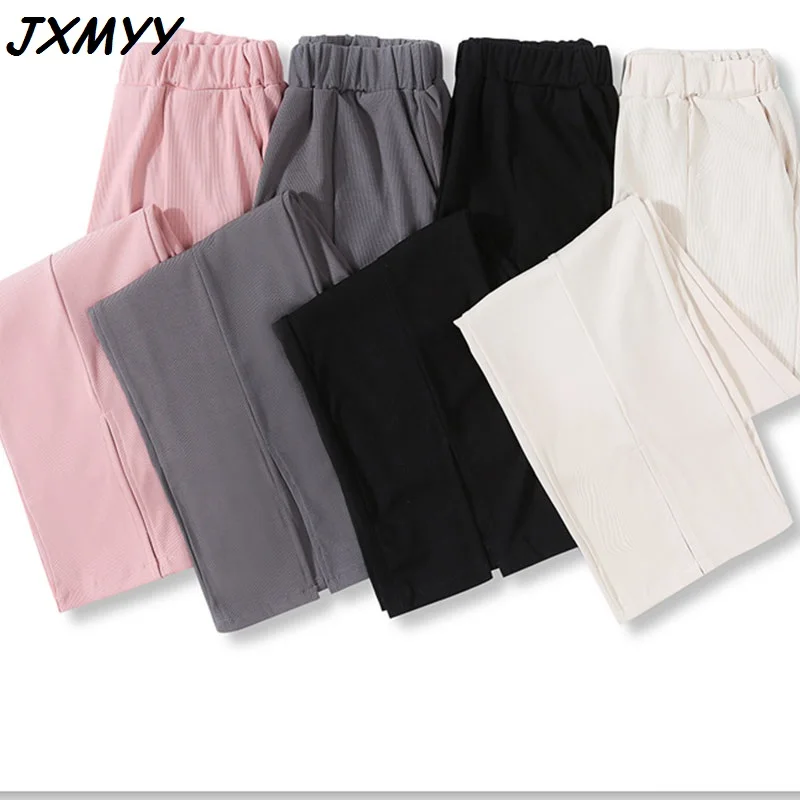 Брюки JXMYY женские с широкими штанинами свободные повседневные штаны из вискозы