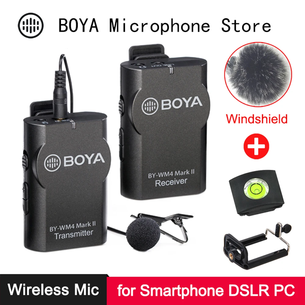 BOYA телефон беспроводной Lav микрофон для iPhone Android Smartphon SLR камера DV видеокамера ПК