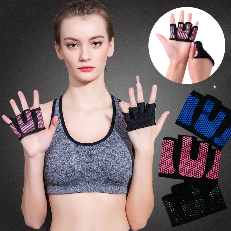 

Weight Lifting Training Gloves for Women Men Fitness Sports Body Building Gymnastics Grips Gym Hand Palm Wrist Protector Gloves