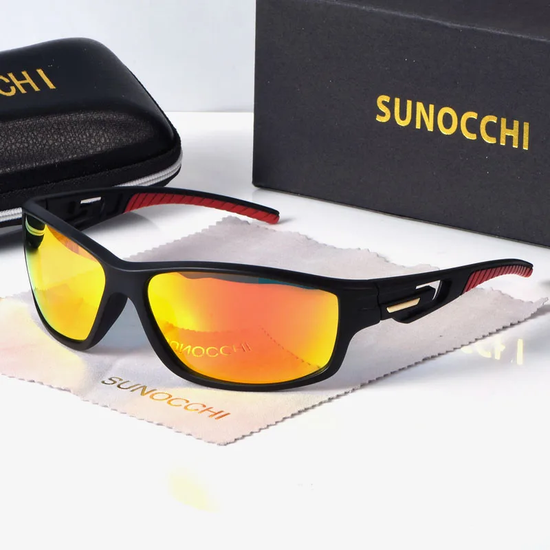 Модные квадратные поляризационные солнцезащитные очки мужские роскошные