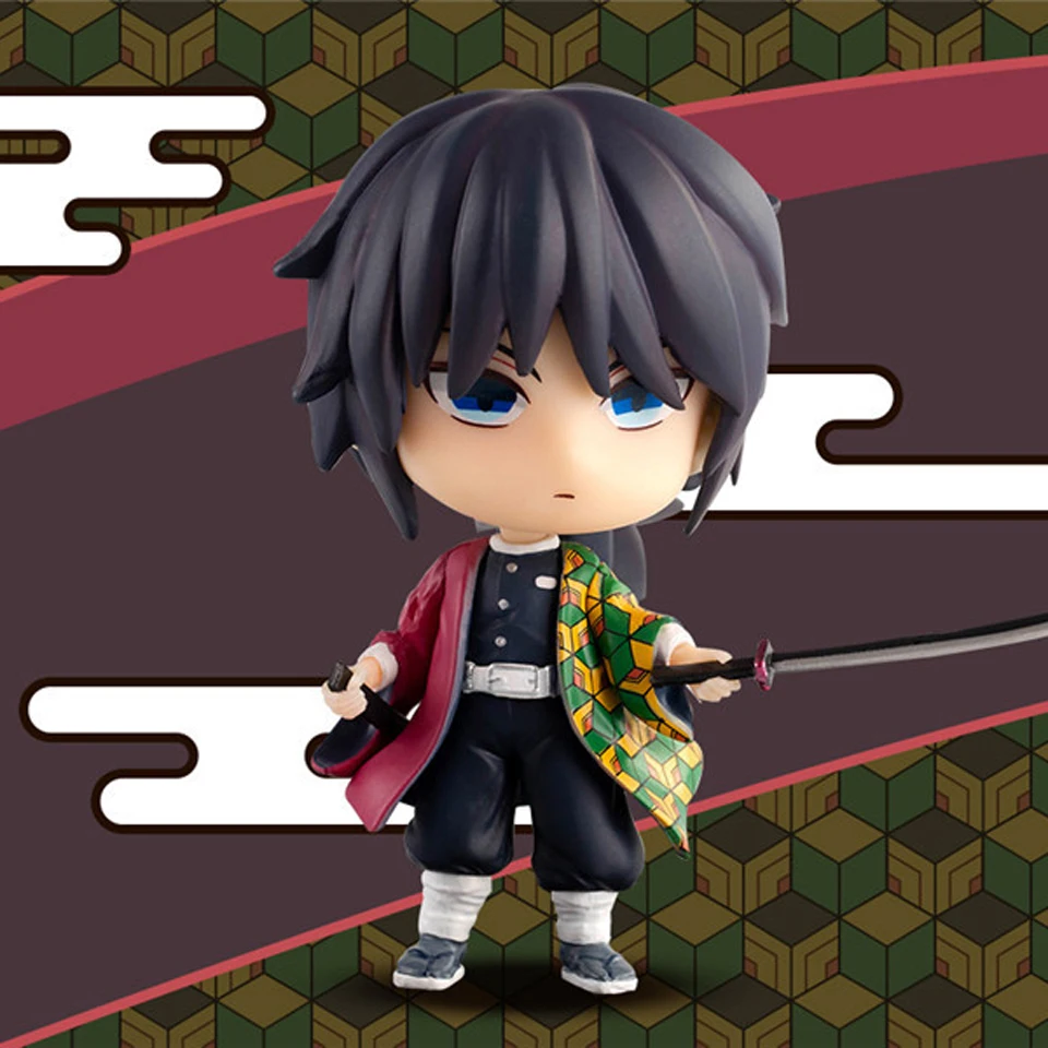 Tronzo Cute Demon Slayer Kimetsu no Yaiba Kamado Nezuko Zenitsu Giyuu ПВХ фигурка модель куклы игрушки украшение подарок|Игровые фигурки и