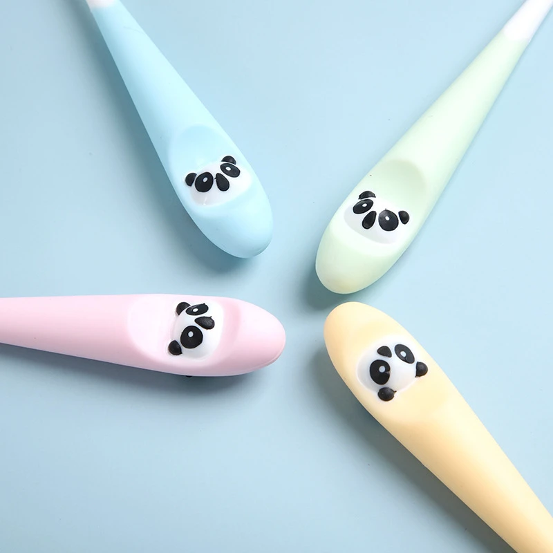 Cepillo de dientes de cerdas suaves para beb&eacute;, bonito cepillo de dientes de entrenamiento de animales de dibujos animados, cuidado Dental para beb&eacute;-2