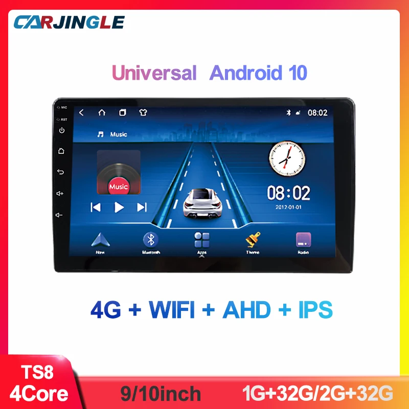 4GAndroid Универсальный 2Din автомагнитолы 9 дюймов IPS Экран мультимедийный видеоплеер AHD GPS навигации Авто Радио стерео для Nissan Toyota Kia