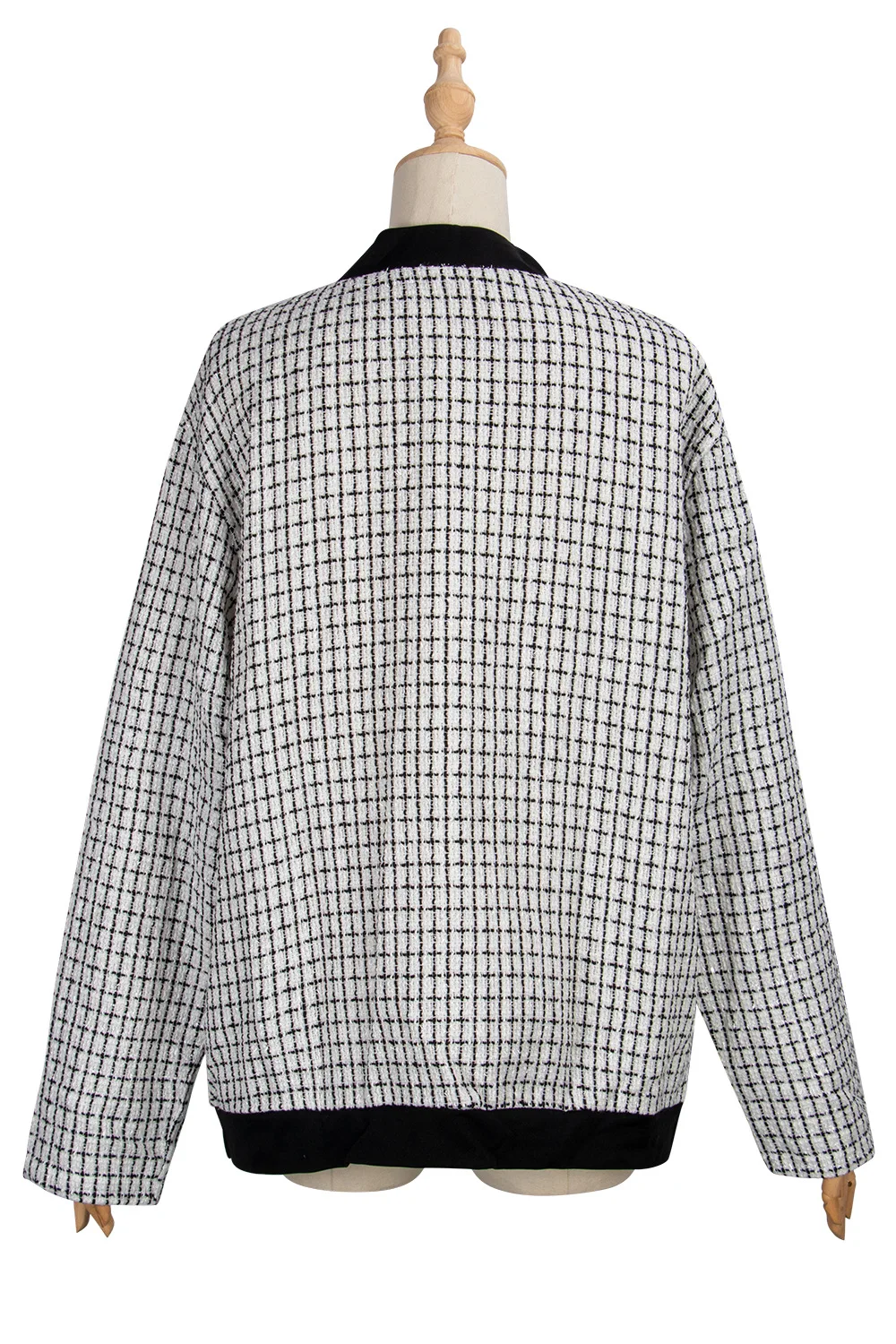 

2020 Autumn New European Style Women Cardigans Plaid Knit Tops Buttons Fashion Streetwear Female Coat Spring Outer wear