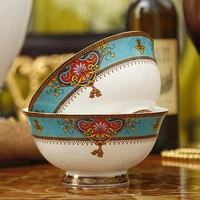 domestic bone china bowl european 6 inch large ceramic soup