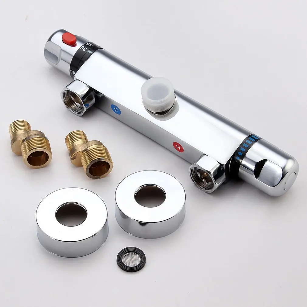 

High Quality Bathroom Shower Water Temperature Control Valve Thermostatic For Wall Mixer For Bathroom Hot And Cold Shower Valve