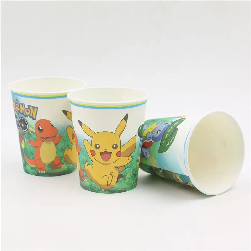 Одноразовые столовые приборы картон 10 шт./лот питьевые чашки/очки мультфильм