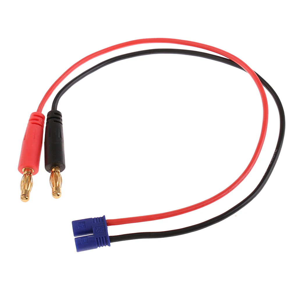 RC кабель для зарядки батареи EC2 штекер 4 мм разъем типа &quotбанан&quot | Игрушки и