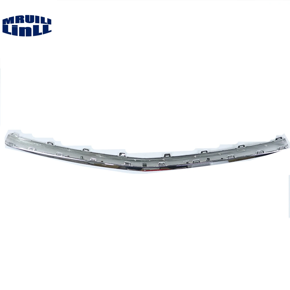 Новая нижняя хромированная накладка на передний бампер серебристый OE # A1778854202