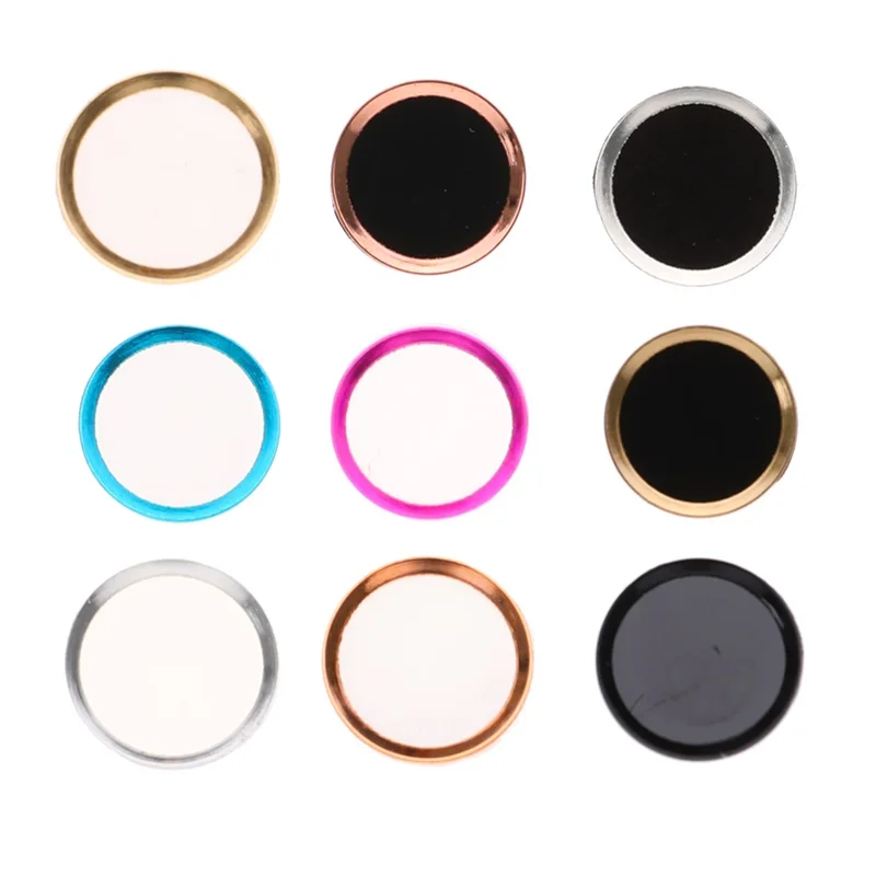 Мультяшные алюминиевые сенсорные наклейки на кнопки &quotдомой&quot для iPhone 5S SE 6 6S 7 8